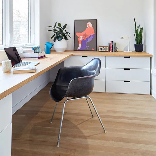 Hoek bureaubladen Eikenfineer