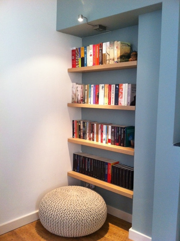 Boekenplanken eiken folie